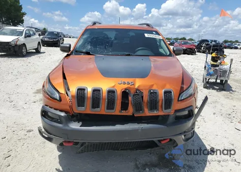2015 Jeep Cherokee Trailhawk из США, поврежденный, VIN 1C4PJMBSXFW778068